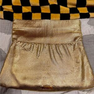 BCBGeneration Metallic Mesh Clutch